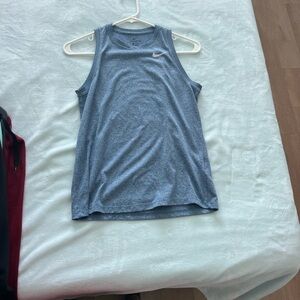 Nike Heathered Blue Tank Top